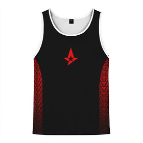 Мужская майка 3D с принтом Astralis uniform 2019 в Новосибирске, 100% полиэстер | круглая горловина, приталенный силуэт, длина до линии бедра. Пройма и горловина окантованы тонкой бейкой | astralis | astralis 2017 | astralis 2019 | astralis cs | astralis uniform | astralis кс го | cs | csgo | кс | кс го | ксго