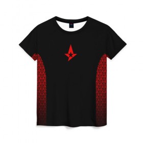 Женская футболка 3D с принтом Astralis uniform 2019 в Новосибирске, 100% полиэфир ( синтетическое хлопкоподобное полотно) | прямой крой, круглый вырез горловины, длина до линии бедер | astralis | astralis 2017 | astralis 2019 | astralis cs | astralis uniform | astralis кс го | cs | csgo | кс | кс го | ксго