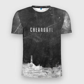 Мужская футболка 3D спортивная с принтом Чернобыль 3 в Новосибирске, 100% полиэстер с улучшенными характеристиками | приталенный силуэт, круглая горловина, широкие плечи, сужается к линии бедра | 2019 | chernobyl | hbo | pripyat | припять | сериал | чернобыль