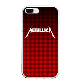 Чехол для iPhone 7Plus/8 Plus матовый с принтом METALLICA в Новосибирске, Силикон | Область печати: задняя сторона чехла, без боковых панелей | matters metallica | music | nothing else | rock | trash metal | группа | музыка | музыканты | рок | трэш металл