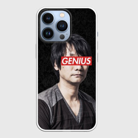 Чехол для iPhone 13 Pro с принтом Kojima GENIUS в Новосибирске,  |  | death stranding | gamedev | genius | hideo | hideo kojima | hikka | kodjima | kojima | kojima productions | sempai | senpai | гений | кодзима | семпай | сенпай | хидео | хидео кодзима