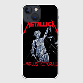 Чехол для iPhone 13 mini с принтом METALLICA | МЕТАЛЛИКА | МЕТАЛИКА в Новосибирске,  |  | album | black | concert | heavy | kirk | metal | metallica | music | rock | tolls | джеймс хэтфилд | кирк хэмметт | клифф бёртон | ларс ульрих | метал | металлика | трэш