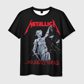 Мужская футболка 3D с принтом Metallica в Новосибирске, 100% полиэфир | прямой крой, круглый вырез горловины, длина до линии бедер | album | black | concert | heavy | kirk | metal | metallica | music | rock | tolls | джеймс хэтфилд | кирк хэмметт | клифф бёртон | ларс ульрих | метал | металлика | трэш