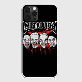 Чехол для iPhone 12 Pro Max с принтом Metallica в Новосибирске, Силикон |  | Тематика изображения на принте: album | black | concert | heavy | kirk | metal | metallica | music | rock | tolls | джеймс хэтфилд | кирк хэмметт | клифф бёртон | ларс ульрих | метал | металлика | трэш