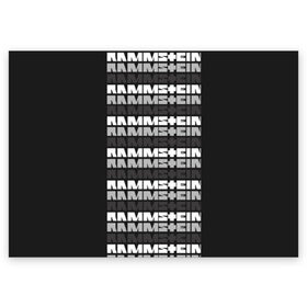 Поздравительная открытка с принтом Rammstein в Новосибирске, 100% бумага | плотность бумаги 280 г/м2, матовая, на обратной стороне линовка и место для марки
 | Тематика изображения на принте: du hast | heavy | herzeleid | metal | mutter | rammstein | reise | rosenrot | sehnsucht | till lindemann | группа | метал | рамштайн | рок | тилль линдеманн | хард