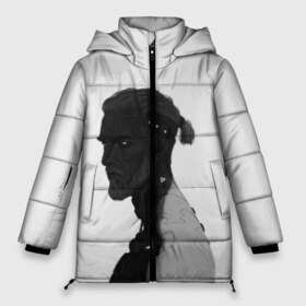 Женская зимняя куртка 3D с принтом Кибер Геральт в Новосибирске, верх — 100% полиэстер; подкладка — 100% полиэстер; утеплитель — 100% полиэстер | длина ниже бедра, силуэт Оверсайз. Есть воротник-стойка, отстегивающийся капюшон и ветрозащитная планка. 

Боковые карманы с листочкой на кнопках и внутренний карман на молнии | cyber | cyberpunk | cyberpunk 2077 | witcher | wticher wild hunt | ведьмак | ведьмак дикая охота | геральт | геральт из ривии | игра | игры | кибер | киберпанк | киберпанк 2077