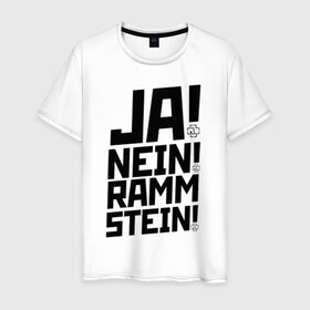 Мужская футболка хлопок с принтом RAMMSTEIN в Новосибирске, 100% хлопок | прямой крой, круглый вырез горловины, длина до линии бедер, слегка спущенное плечо. | du hast | mein herz | rammstein | rammstein rock | ramstein | группа rammstein | концерт рамштайн | рамштайн | рамштайн дойчланд | тилль линдеманн | у хаст