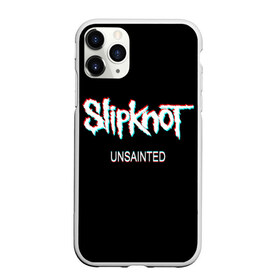 Чехол для iPhone 11 Pro Max матовый с принтом Slipknot Unsainted в Новосибирске, Силикон |  | Тематика изображения на принте: 2019 | metal | music | new | rock | single | slipknot | unsainted