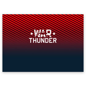 Поздравительная открытка с принтом War thunder в Новосибирске, 100% бумага | плотность бумаги 280 г/м2, матовая, на обратной стороне линовка и место для марки
 | war thunder | war thunder 2019 | war thunder лучшие | war thunder самолеты | war thunder танки | вар тандер | гром войны | игра war thunder | купить футболку war thunder | футболки war thunder