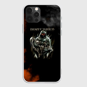 Чехол для iPhone 12 Pro Max с принтом Disturbed в Новосибирске, Силикон |  | disturbed | альтернативный | встревоженные | группа | джон мойер | дистербд | дистербед | дэвид дрейман | дэн дониган | майк венгрен | метал | нюметал | рок | хеви | хевиметал