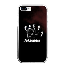 Чехол для iPhone 7Plus/8 Plus матовый с принтом Tokio Hotel в Новосибирске, Силикон | Область печати: задняя сторона чехла, без боковых панелей | hotel | island | tokio | tokio hotel | альтернативный | билл каулитц | георг листинг | группа | густав шефер | отель | пауэр | поп | рок | синти | синтипоп | токийский | токио | том каулитц | хотель