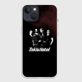 Чехол для iPhone 13 с принтом Tokio Hotel в Новосибирске,  |  | hotel | island | tokio | tokio hotel | альтернативный | билл каулитц | георг листинг | группа | густав шефер | отель | пауэр | поп | рок | синти | синтипоп | токийский | токио | том каулитц | хотель
