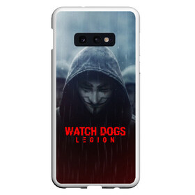 Чехол для Samsung S10E с принтом WATCH DOGS LEGION в Новосибирске, Силикон | Область печати: задняя сторона чехла, без боковых панелей | action | ct os | ded sec | fox | game | hacker | legion | watch dogs | watch dogs 2 | watch dogs legion | знак лиса | игра | компьютерная игра | легион | хакер