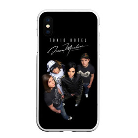 Чехол для iPhone XS Max матовый с принтом Tokio Hotel в Новосибирске, Силикон | Область печати: задняя сторона чехла, без боковых панелей | alternative rock | band | bill kaulitz | boys | german | hotel | music | pop rock | powerpop | synthpop | tokyo | tom ka | альтернативный рок | билл каулитц | георг листинг | группа | густав шефер | мальчики | музыка | немецкая | отель | пауэр поп