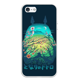 Чехол для iPhone 5/5S матовый с принтом Totoro в Новосибирске, Силикон | Область печати: задняя сторона чехла, без боковых панелей | anime | forest | meme | my neighbor | protectors | tokyo | totoro | аниме | гибли | иероглиф | манга | миядзаки | мой сосед | стиль | тоторо | фентези | хаяо | япония