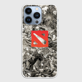 Чехол для iPhone 13 Pro с принтом Dota 2 в Новосибирске,  |  | 2 | ancients | arena | battle | defense | dire | dota | gamer | moba | multiplayer | of | online | radiant | the | valve | warcraft | вальв | варкрафт | древних | игра | крепость | оборона