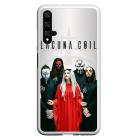 Чехол для Honor 20 с принтом Lacuna Coil в Новосибирске, Силикон | Область печати: задняя сторона чехла, без боковых панелей | Тематика изображения на принте: alternative | cristina scabbia | epic metal | goth | gothic | lacuna | lacuna coil | melodic metal | metal | nu metal | rock | готик рок | готика | готический рок | метал