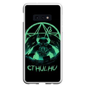 Чехол для Samsung S10E с принтом Rise of Cthulhu в Новосибирске, Силикон | Область печати: задняя сторона чехла, без боковых панелей | Тематика изображения на принте: call of cthulhu | cthulhu | lovecraft | valaybalalay | валайбалалай | зов | ктулху | лавкрафт | мистика | монстры | ужасы | фэнтези | хоррор