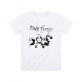 Детская футболка хлопок с принтом Pink Floyd в Новосибирске, 100% хлопок | круглый вырез горловины, полуприлегающий силуэт, длина до линии бедер | pink floyd | pinkfloyd | арт | артрок | группа | дэвид гилмор | пинк флойд | пинкфлойд | прогрессивный | психоделический | рок | сид барретт | симфонический | спэйс | эйсид | экспериментальный
