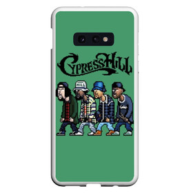 Чехол для Samsung S10E с принтом Cypress Hill в Новосибирске, Силикон | Область печати: задняя сторона чехла, без боковых панелей | Тематика изображения на принте: b real | cypress hill | dj muggs | eric bobo | sen dog | альтернативный рэп | американская | гангста рэп | кипарисовый | лос анджелес | музыка | ню метал | рэп метал | рэп рок | рэпкор | сен дог | сша | хип хоп