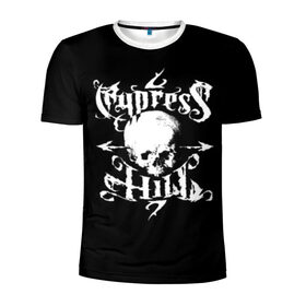 Мужская футболка 3D спортивная с принтом Cypress Hill в Новосибирске, 100% полиэстер с улучшенными характеристиками | приталенный силуэт, круглая горловина, широкие плечи, сужается к линии бедра | b real | cypress hill | dj muggs | eric bobo | sen dog | альтернативный рэп | американская | гангста рэп | кипарисовый | лос анджелес | музыка | ню метал | рэп метал | рэп рок | рэпкор | сен дог | сша | хип хоп