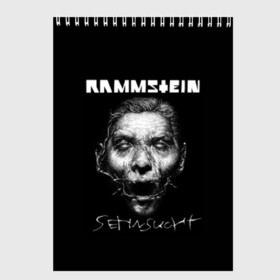 Скетчбук с принтом Rammstein в Новосибирске, 100% бумага
 | 48 листов, плотность листов — 100 г/м2, плотность картонной обложки — 250 г/м2. Листы скреплены сверху удобной пружинной спиралью | deutschland | duhastviel.mutter | hevy metal | meinteil | music | rammstein | rammsteinfan | ramshtain | rock | германия | метал | музыка | немцы | рамштаин | рамштайн | рамштейн | рок