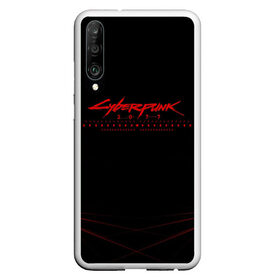 Чехол для Honor P30 с принтом Cyberpunk 2077 (Samurai). в Новосибирске, Силикон | Область печати: задняя сторона чехла, без боковых панелей | 3d | cyberpunk 2077 | samurai | геометрия | игра | киберпанк 2077 | лого | логотип | надпись | полосы | самурай | стиль | текстура