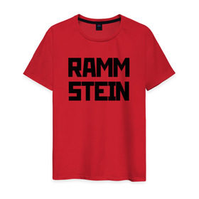Мужская футболка хлопок с принтом RAMMSTEIN(+на спине) в Новосибирске, 100% хлопок | прямой крой, круглый вырез горловины, длина до линии бедер, слегка спущенное плечо. | metallica | music | rammstein | rock | металл | металлика | музыка | раммштайн | рок | рок группа