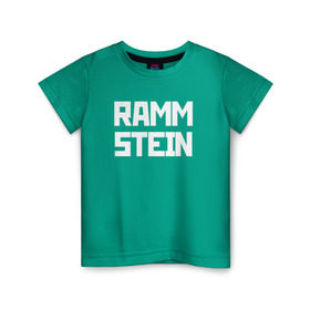 Детская футболка хлопок с принтом RAMMSTEIN(+на спине) в Новосибирске, 100% хлопок | круглый вырез горловины, полуприлегающий силуэт, длина до линии бедер | metallica | music | rammstein | rock | металл | металлика | музыка | раммштайн | рок | рок группа