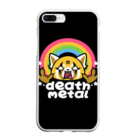 Чехол для iPhone 7Plus/8 Plus матовый с принтом Death Metal в Новосибирске, Силикон | Область печати: задняя сторона чехла, без боковых панелей | collector | guitar | hard | heavy | jesus rocks | metal | metaljesusrocks | music | retro | rock | гитара | жесткий | металл | ретро | рок | тяжелый