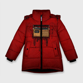 Зимняя куртка для девочек 3D с принтом Rammstein Radio в Новосибирске, ткань верха — 100% полиэстер; подклад — 100% полиэстер, утеплитель — 100% полиэстер. | длина ниже бедра, удлиненная спинка, воротник стойка и отстегивающийся капюшон. Есть боковые карманы с листочкой на кнопках, утяжки по низу изделия и внутренний карман на молнии. 

Предусмотрены светоотражающий принт на спинке, радужный светоотражающий элемент на пуллере молнии и на резинке для утяжки. | Тематика изображения на принте: 2019 | du hast | lindemann | radio | rammstein | rammsteinfan | ramstein | till | группы | линдеманн | метал | музыка | радио | рамштаин | рамштайн | рамштейн | рок | тилль | тиль | ухо | уши