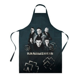 Фартук 3D с принтом Rammstein в Новосибирске, 100% полиэстер | общий размер — 65 х 85 см, ширина нагрудника — 26 см, горловина — 53 см, длина завязок — 54 см, общий обхват в поясе — 173 см. Принт на завязках и на горловине наносится с двух сторон, на основной части фартука — только с внешней стороны | du hast | lindemann | rammstein | rammsteinfan | ramstein | till | группы | линдеманн | метал | музыка | рамштаин | рамштайн | рамштейн | рок | тилль | тиль