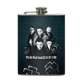 Фляга с принтом Rammstein в Новосибирске, металлический корпус | емкость 0,22 л, размер 125 х 94 мм. Виниловая наклейка запечатывается полностью | du hast | lindemann | rammstein | rammsteinfan | ramstein | till | группы | линдеманн | метал | музыка | рамштаин | рамштайн | рамштейн | рок | тилль | тиль