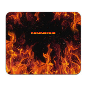 Коврик для мышки прямоугольный с принтом RAMMSTEIN (НА СПИНЕ) в Новосибирске, натуральный каучук | размер 230 х 185 мм; запечатка лицевой стороны | Тематика изображения на принте: fire | flame | music | rammstein | rock | группа | музыка | музыканты | огонь | пламя | рамштайн | рок