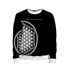 Детский свитшот 3D с принтом Bring Me the Horizon в Новосибирске, 100% полиэстер | свободная посадка, прямой крой, мягкая тканевая резинка на рукавах и понизу свитшота | bmth | bring me the horizon | альтернативный | бмт | бмтх | бмтш | брин | бринг | горизонт | достань для меня | дэткор | зе | метал | ми | рок | хоризон | электроник