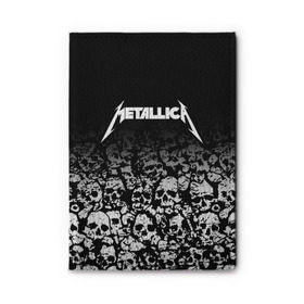 Обложка для автодокументов с принтом METALLICA (НА СПИНЕ) в Новосибирске, натуральная кожа |  размер 19,9*13 см; внутри 4 больших “конверта” для документов и один маленький отдел — туда идеально встанут права | Тематика изображения на принте: matters metallica | music | nothing else | rock | trash metal | группа | музыка | музыканты | рок | трэш металл