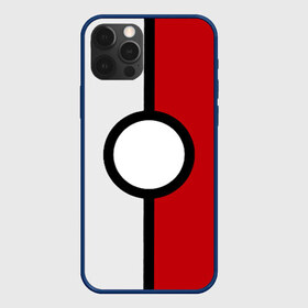 Чехол для iPhone 12 Pro Max с принтом Pokeball (Pokemon) в Новосибирске, Силикон |  | Тематика изображения на принте: anime | pokeball | pokemon | аниме. | белый | красный | покебол | покемон | чёрный