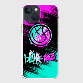 Чехол для iPhone 13 mini с принтом Blink 182 (1) в Новосибирске,  |  | art | blink | music | pop | rock | арт | блинк | музыка | поп музыка | рок