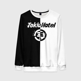 Женский свитшот 3D с принтом Tokio Hotel (4) в Новосибирске, 100% полиэстер с мягким внутренним слоем | круглый вырез горловины, мягкая резинка на манжетах и поясе, свободная посадка по фигуре | 