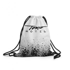 Рюкзак-мешок 3D с принтом Tokio Hotel (5) в Новосибирске, 100% полиэстер | плотность ткани — 200 г/м2, размер — 35 х 45 см; лямки — толстые шнурки, застежка на шнуровке, без карманов и подкладки | 