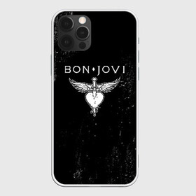 Чехол для iPhone 12 Pro с принтом Bon Jovi в Новосибирске, силикон | область печати: задняя сторона чехла, без боковых панелей | bon jovi | john | альбом | арена | бон | бон джови | глэм | группа | джови | джон | метал | музыка | надпись | песни | поп | попрок | рок | рокер | смайл | солист | софт | стена | хард | хеви | хевиметал