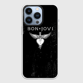 Чехол для iPhone 13 Pro с принтом Bon Jovi в Новосибирске,  |  | Тематика изображения на принте: bon jovi | john | альбом | арена | бон | бон джови | глэм | группа | джови | джон | метал | музыка | надпись | песни | поп | попрок | рок | рокер | смайл | солист | софт | стена | хард | хеви | хевиметал