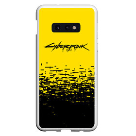 Чехол для Samsung S10E с принтом CYBERPUNK 2077 в Новосибирске, Силикон | Область печати: задняя сторона чехла, без боковых панелей | 2019 | cd project red | cyberpunk 2077 | hacker | keanu reeves | maelstrom | militech | night city | quadra | samurai | sci fi | trauma team | v | ви | киану ривз | киберпанк 2077 | логотип | роботы | самураи | фантаст