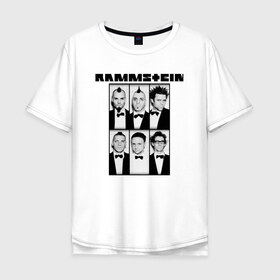 Мужская футболка хлопок Oversize с принтом Rammstein в Новосибирске, 100% хлопок | свободный крой, круглый ворот, “спинка” длиннее передней части | deutschland | duhastviel.mutter | hevy metal | meinteil | music | rammstein | rammsteinfan | ramshtain | rock | германия | метал | музыка | немцы | рамштаин | рамштайн | рамштейн | рок