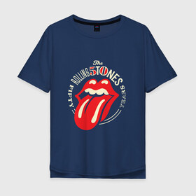 Мужская футболка хлопок Oversize с принтом Rolling stones в Новосибирске, 100% хлопок | свободный крой, круглый ворот, “спинка” длиннее передней части | roll stone | rolling stone скачать | rolling stones | rolling stones лучшее | the rolling stones | купить футболку rolling stones | рок | рок н ролл | роллин стоунз | футболка rolling stones