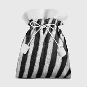 Подарочный 3D мешок с принтом Zebra Skin в Новосибирске, 100% полиэстер | Размер: 29*39 см | Тематика изображения на принте: animal | black | black white | pattern. | skin | streaks | texture | white | zebra | белый | животное | животные | зебра | полосы | текстура | узор | чёрно белые | чёрный