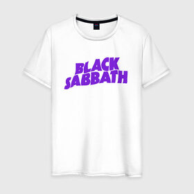 Мужская футболка хлопок с принтом black sabbath в Новосибирске, 100% хлопок | прямой крой, круглый вырез горловины, длина до линии бедер, слегка спущенное плечо. | Тематика изображения на принте: black sabbath | black sabbath альбомы | black sabbath песня | black sabbaths | black sabbaths paranoid | rock | блэк саббат | блэк саббат слушать | рок