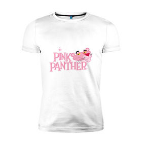 Мужская футболка премиум с принтом Розовая пантера в Новосибирске, 92% хлопок, 8% лайкра | приталенный силуэт, круглый вырез ворота, длина до линии бедра, короткий рукав | cartoon network | moda | nickelodeon | panther | pink | pink panther | style | styles | summer | аксессуары | женская одежда | животные | красота | лето | мода | модная одежда | молодость | мультик | мультфильм | пантера | подарок