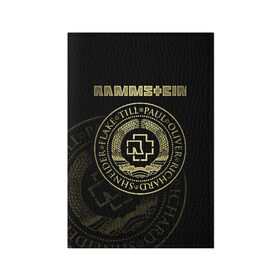Обложка для паспорта матовая кожа с принтом Rammstein в Новосибирске, натуральная матовая кожа | размер 19,3 х 13,7 см; прозрачные пластиковые крепления | Тематика изображения на принте: lindemann | rammstain | rammstein | rammstein 2019 | ramstein | группы | метал | музыка | рок | тилль линдеманн