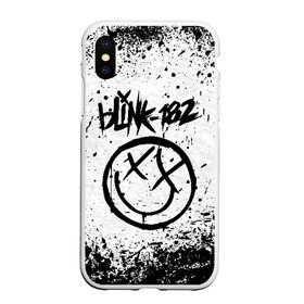 Чехол для iPhone XS Max матовый с принтом BLINK-182 в Новосибирске, Силикон | Область печати: задняя сторона чехла, без боковых панелей | blink | music | rock | блинк | группа | музыка | музыканты | рок
